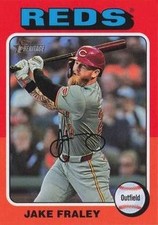 Jake Fraley 2024 Topps Heritage #531 Cincinnati Reds