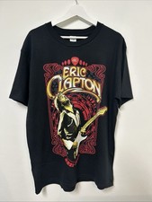 Men's Eric Clapton 2021-2022 America + Europe Concert Gig T-Shirt XL New Ref7851