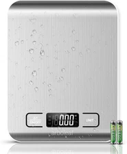 Food Kitchen Scale, 22Lb Digital Weight Grams and Ounces for Baking and Cooking,