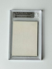 1985 Star card - BLANK BACK Craig Hodges - BGS 8.5 - ERROR card - RARE !!!!!!