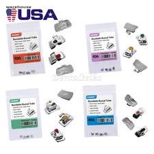 Tubos bucales adheribles para ortodoncia dental MBT/Roth 022 1er molar no-conver