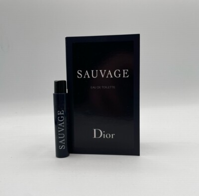 Dior Sauvage Eau De Toilette EDT Sample Spray .03oz, 1ml New in Card