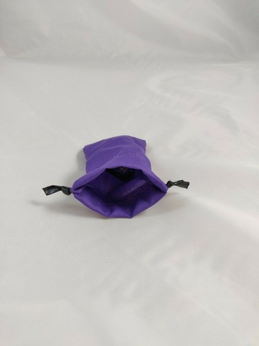 Token Pouch, Board Game Storage Bag, Cotton Drawstring Bag, Purple Fabric Pouch - Picture 2 of 3