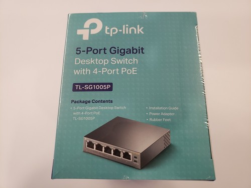Brand New TP-Link 5-Port Gigabit Desktop Switch with 4-Port PoE, #: TL-SG1005P - Picture 5 of 5