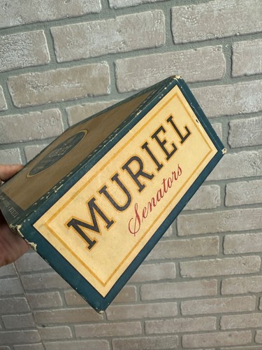 Vintage Muriel Senators Havanna Zigarrenkiste Presskarton Werbung VA - Bild 5 von 8