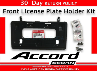   2010 コレクション プレート Genuine OEM Honda Accord 4Dr Front License Plate Holder Kit 2006