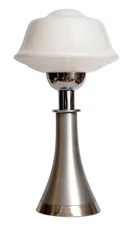 Retro Design Lamp Art Deco Desk Light "OVNI ARGENT" Table Lamp