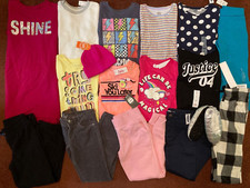 Girls Huge Size 7 8 FALL  WINTER Clothing LOT  Outfits Justice Old Navy NEW 