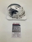 MICHAEL VICK ATLANTA FALCONS SIGNED SALUTE TO SERVICE MINI HELMET JSA WITNESS