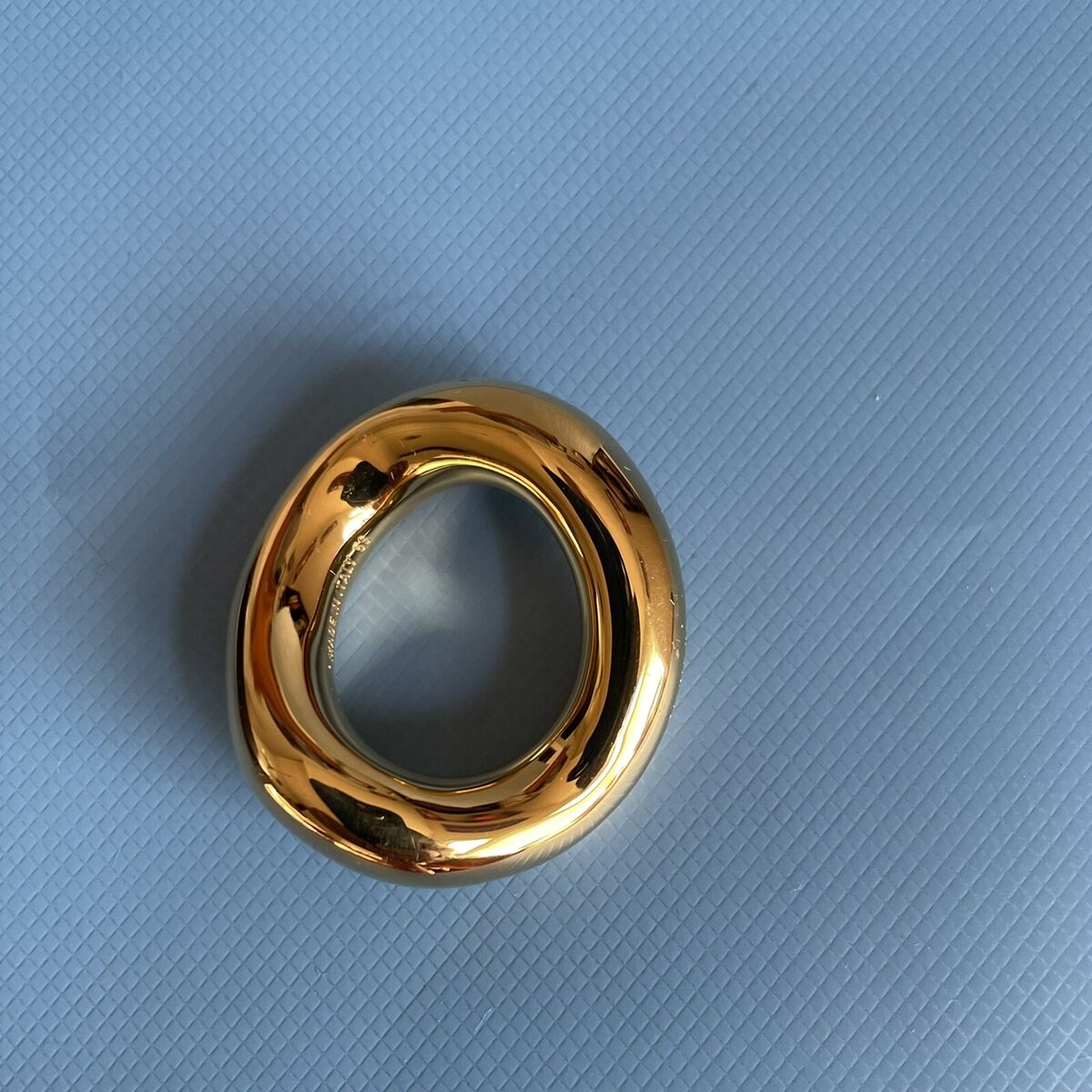 Balenciaga Loop Ring Shiny Gold Brand New Boutique | eBay
