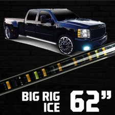 Recon 26414x 62 Big Rig Ice Light Kit Led In Amber