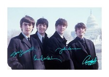 The Beatles 2 A4 signed photograph picture poster Choice of frame
