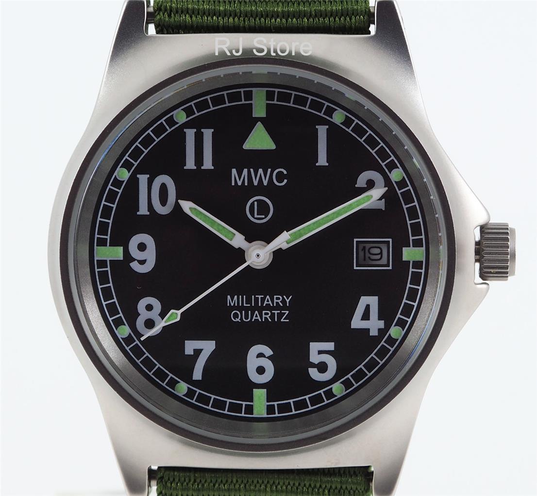 MWC G10 LM Military Watch (Olive Green Strap) UK