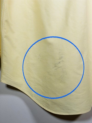 Ralph Lauren Yarmouth Men’s 16 1/2 - 34 Button Down Oxford Shirt Yellow Canvas - Picture 10 of 14
