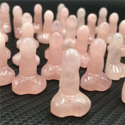 Wholesale Natural mix mini Penis Carved quartz Crystal Massager Wand Healing - Picture 105 of 296