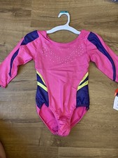 danskin leotard Long Sleeves girls 7-8 M NWT