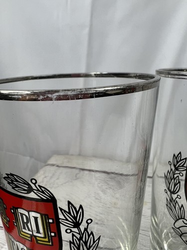 Harvard University Vintage Drinking Glasses Veritas Set of 4 Coat Arms Crest - Picture 11 of 11