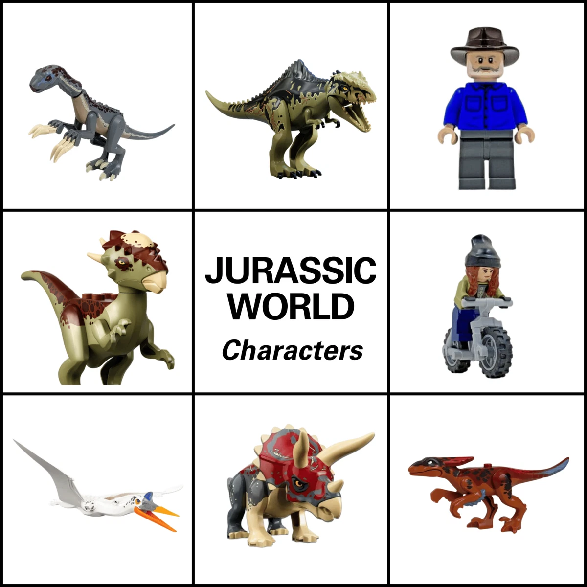 LEGO Jurassic World Dominion: Camp Cretaceous 76949, 76951, and