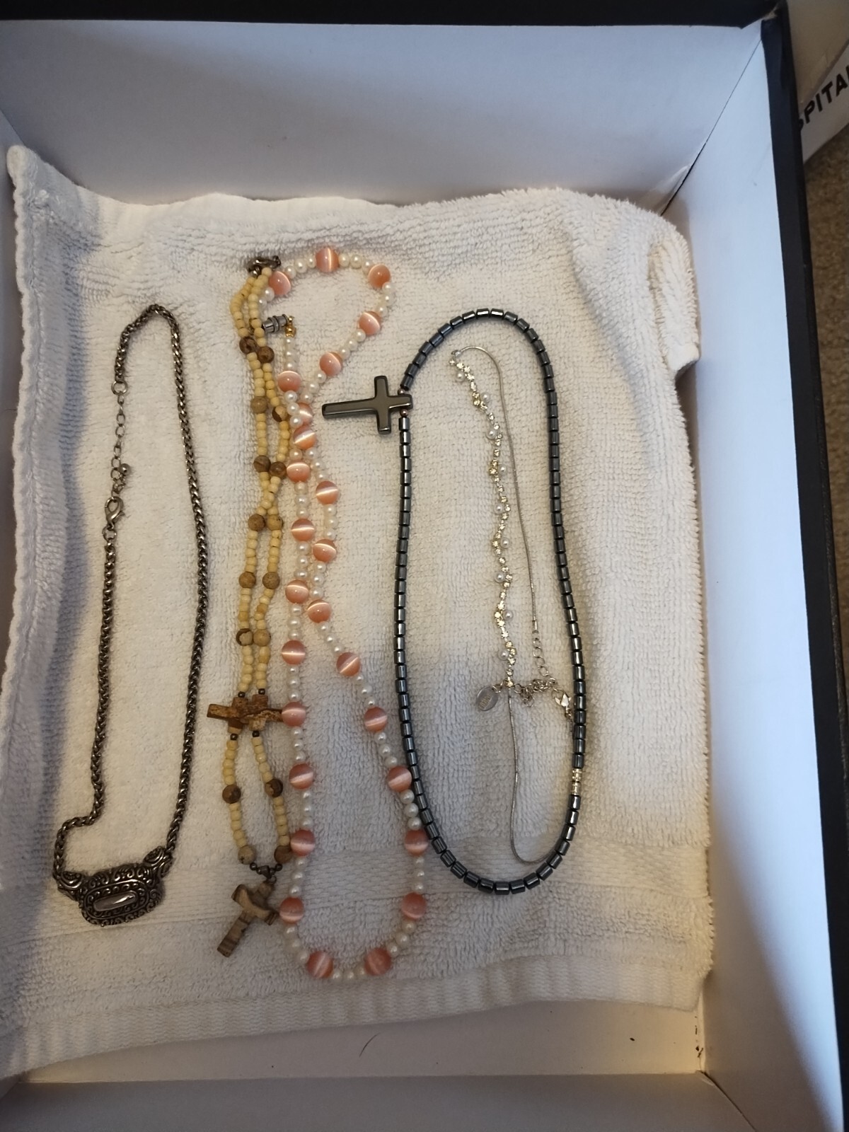 multiple beaded necklaces' - image 1