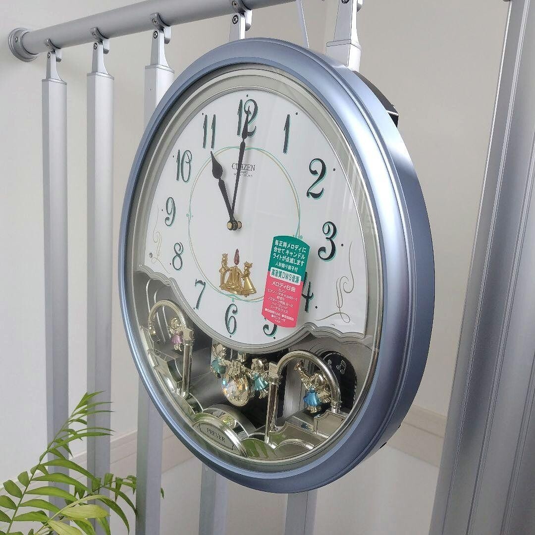 Unused boxed Citizen Prevert 4MJ855-004 rhythm clock karakuri wall