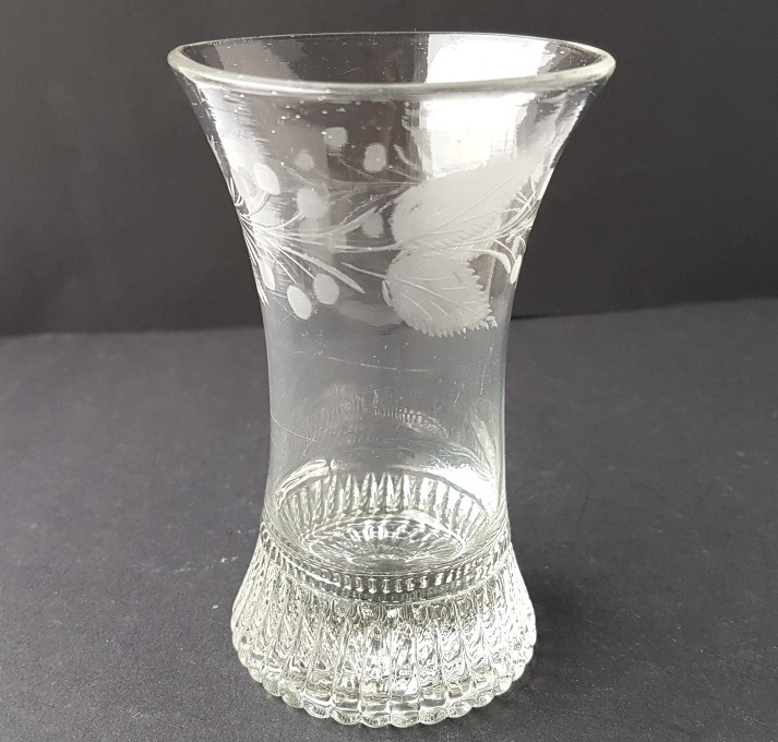 Empire Biedermeier Glass Hand-Cut Bohemia Circa 1800 - 1820 AL1133