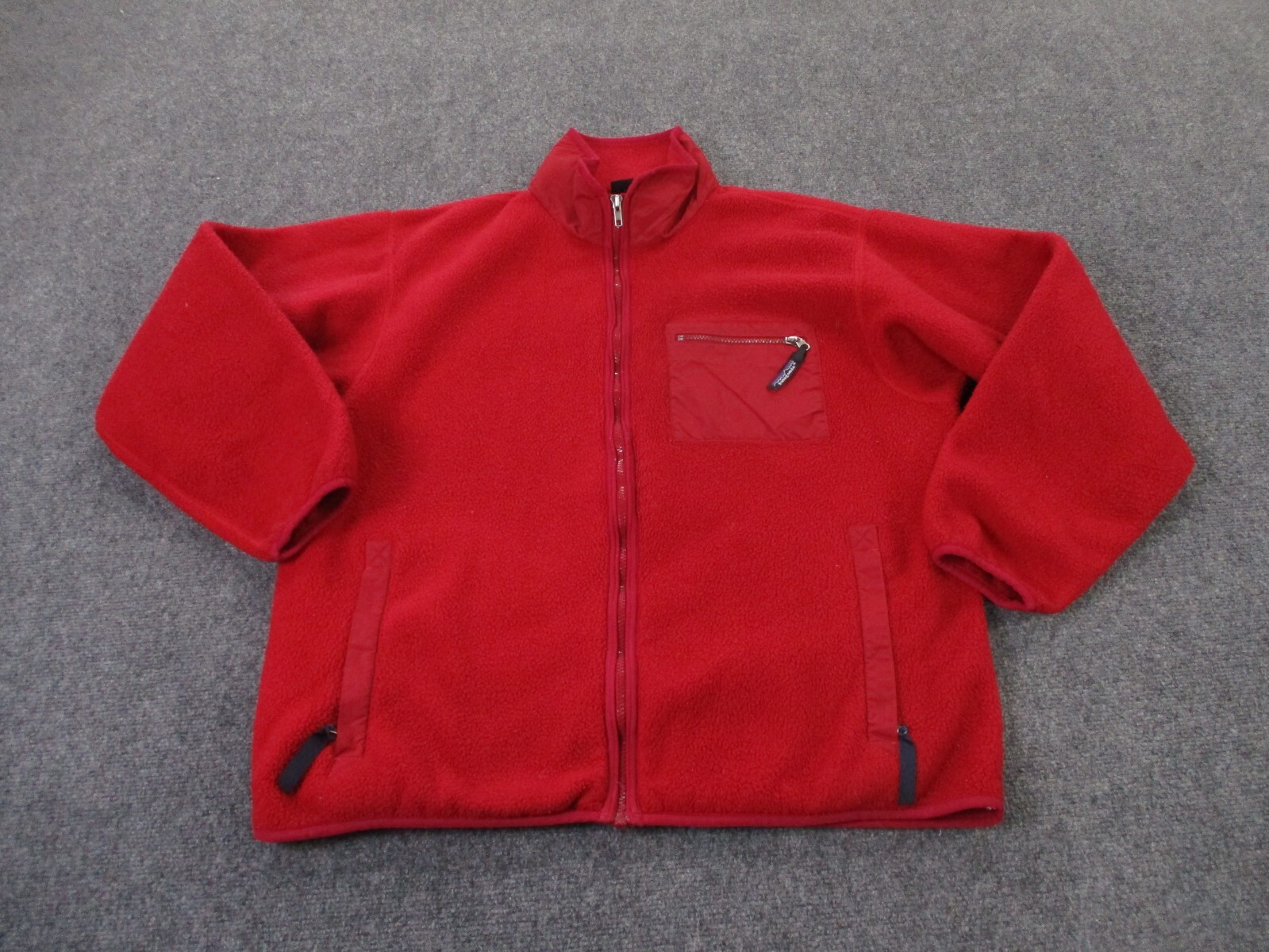 Vintage 90s Patagonia Men XL Fleece Jacket USA Made Hiking Outdoor 25021