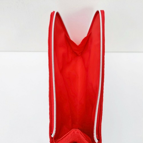 1x Dior Beauty Red Canvas Makeup Cosmetics Bag / Pouch / Clutch Brand New in Box - Imagen 11 de 12