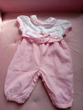 Vintage 90s Baby Togs Romper Pink 6/9 Months