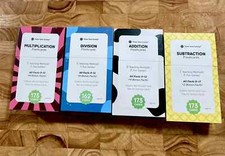 Think Tank Scholar Math Flash Cards Addition Subtraction Multiplication Division
