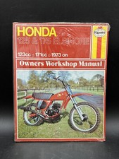 Used 1974 Honda MT125 Elsinore Motorcycle Service Manual