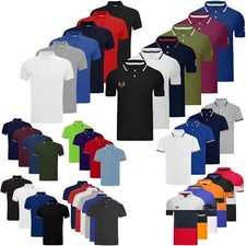 4 / 6 Pack Mens Polo Shirt Multipack Set Holiday Top Tipping T-Shirt Big Sizes