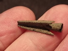 Greek bronze arrowhead circa 6th century AD. as found uncleaned condition  LA90j