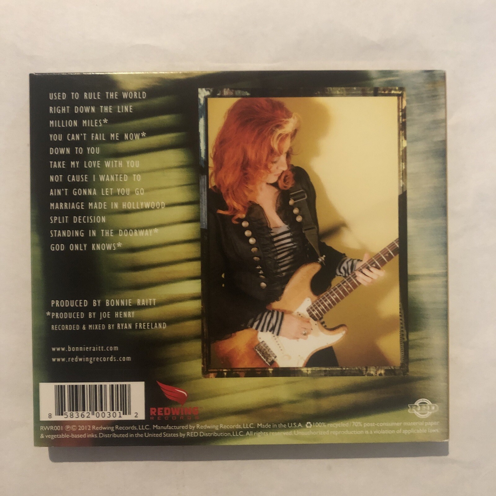 Bonnie Raitt Slipstream CD 858362003012 eBay