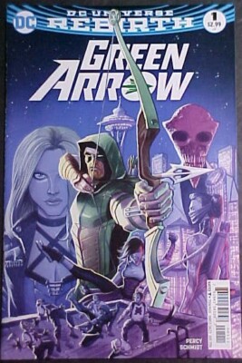 GREEN ARROW #1! DC UNIVERSE REBIRTH! NM 2016 DC COMICS
