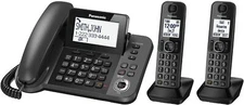 Panasonic KX-TGF352M Corded/Cordless 2 Handset Landline Telephone