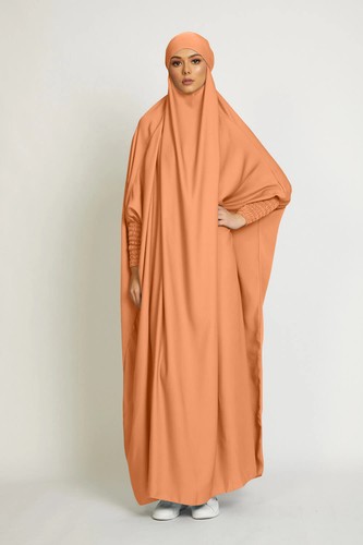 One Piece Full Length Jilbab Khimar with Chunnat sleeves All Color Firdous - Picture 7 of 58