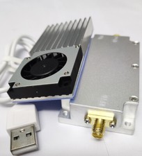 15W 24V RF Power Amplifier 1200-1320MHz Output Gain 40dB  heat sink