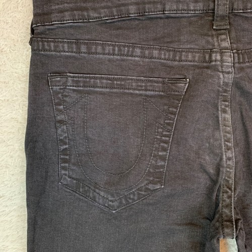 True Religion Geno Relaxed Slim Black Denim Jeans Men's Size W38 L32 - Picture 13 of 17
