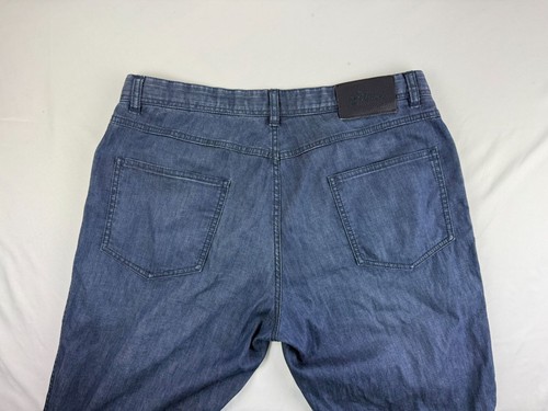 Brioni Stelvio Denim Jeans Men's Tag Size 36 Actual Fit 34X30 Straight Leg - Picture 3 of 15