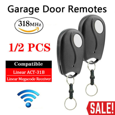 1/2 Mini Chain Garage Key Remote Control for Linear Megacode ACT-31B