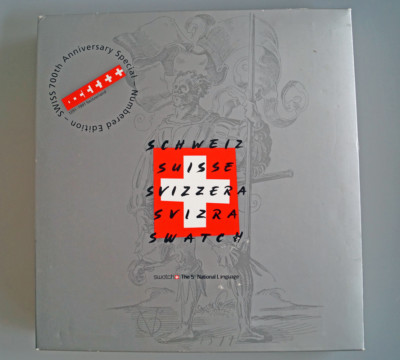 Original Swatch Special 700 Jahre Schweiz 21 Edition mit Box