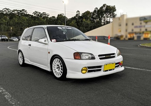 For 96-99 Glanza Startlet EP91 RHD GND Type Fiberglass Aero Mirror Side View - Picture 2 of 2