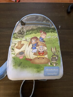 Avatar The Last Airbender Chibi Loungefly Backpack - Nickelodeon Aang Sokko Appa
