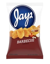 3 Pack Jays BBQ Big Bag Potato Chips 8 Ounce Bags  A Chicago Classic
