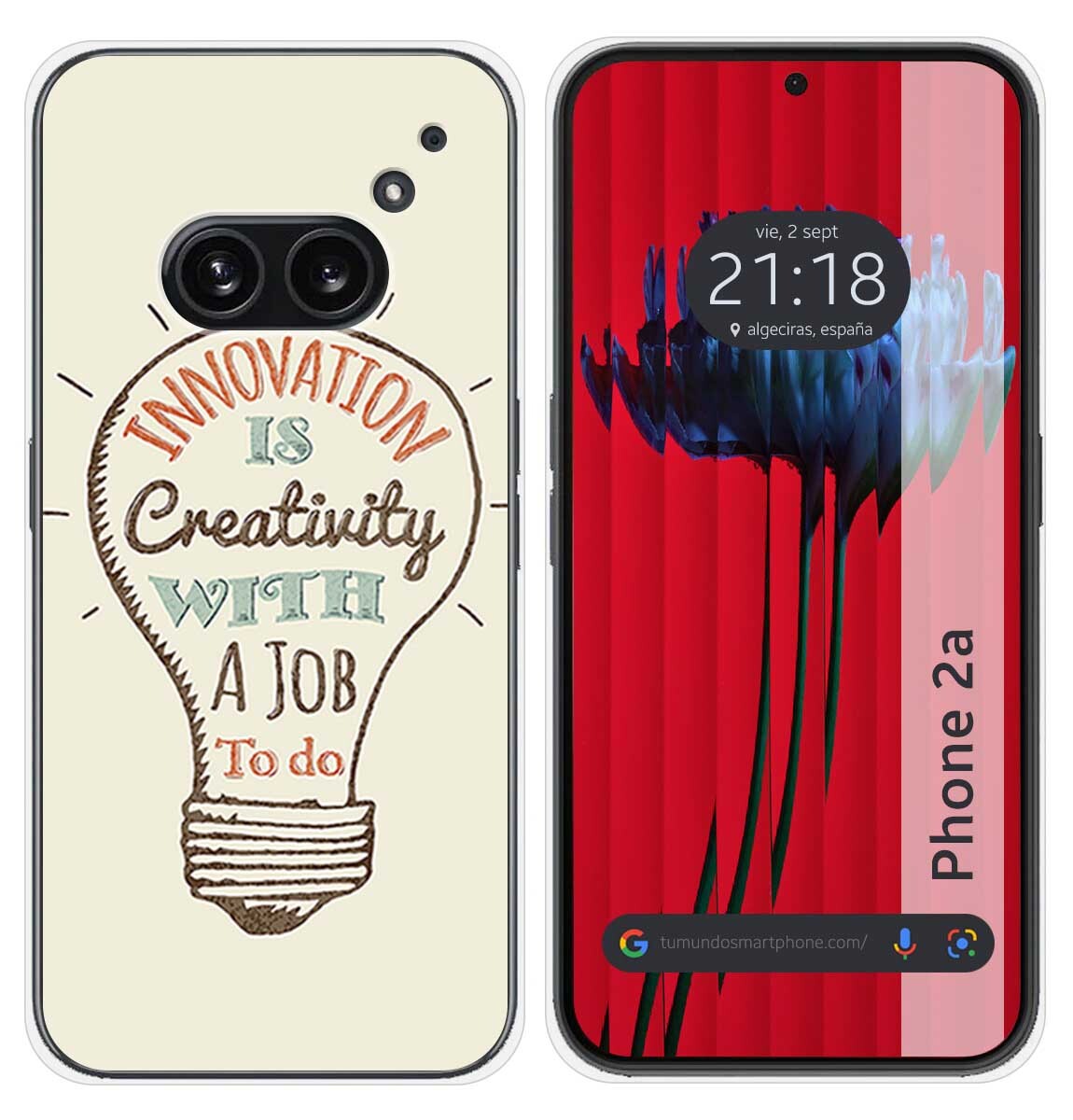 Cover Silicone per Nothing Phone 2a 5G Disegno Creativity Disegni