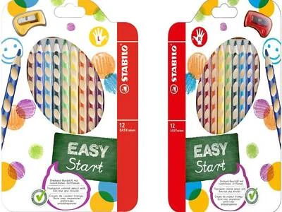 STABILO Buntstifte Easycolors 12er Set für Rechts-, Linkshänder o. Einzelstifte