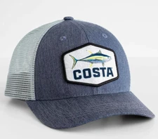 [FQS900036-602] Mens Costa COSTA XL FIT TRUCKER PATCH TUNA