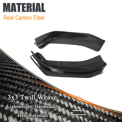 Alerón divisor delantero labio delantero de carbono se adapta al paquete BMW G30 G38 M 2017-2020 - Imagen 8 de 11