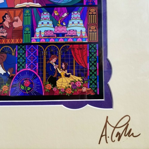 Disney Limited Edition Print Beauty and The Beast Belle Signed By Ashley Taylor - Bild 2 von 4