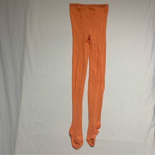 NWOT Orange Tights Halloween Fall Women's Small Costume Dance Footed Pumpkin - Picture 4 of 9